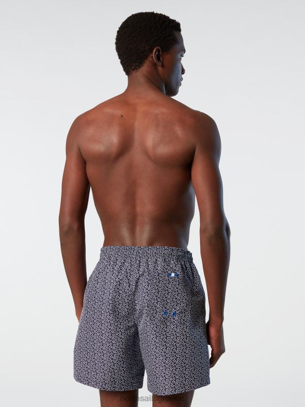 γρ North Sails άνδρες μαγιό με φινίρισμα ροδακινί συνδυασμός 61 NZP8374 ρούχα παραλίας