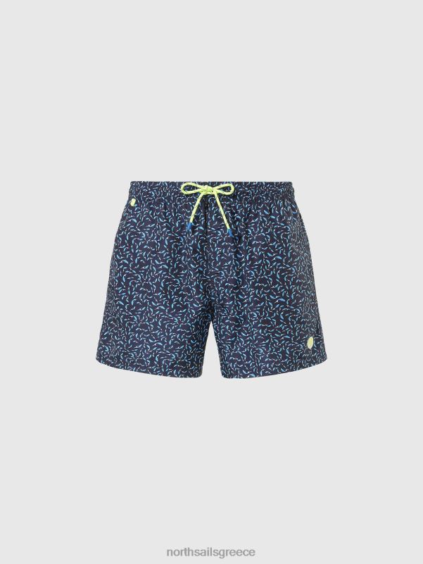 γρ North Sails άνδρες μαγιό σορτς με στάμπα ωκεανού σύνθετο 64 NZP8379 ρούχα παραλίας