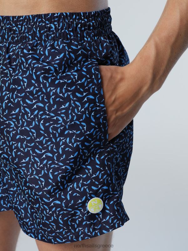 γρ North Sails άνδρες μαγιό σορτς με στάμπα ωκεανού σύνθετο 64 NZP8379 ρούχα παραλίας