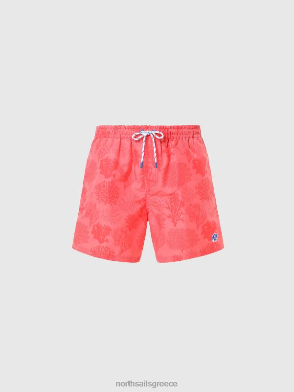 γρ North Sails άνδρες μαγιό με φινίρισμα ροδακινί σύνθετο 68 NZP8375 ρούχα παραλίας