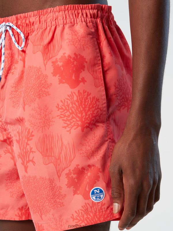 γρ North Sails άνδρες μαγιό με φινίρισμα ροδακινί σύνθετο 68 NZP8375 ρούχα παραλίας