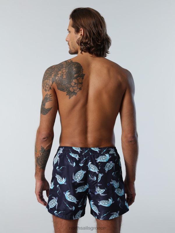 γρ North Sails άνδρες μαγιό σορτς με στάμπα ωκεανού σύνθετο 69 NZP8381 ρούχα παραλίας