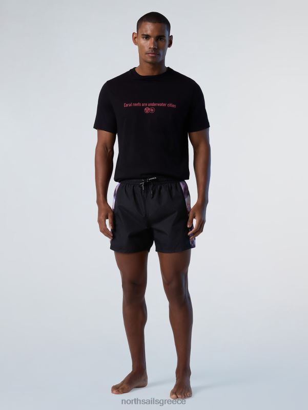γρ North Sails άνδρες κηπουροί κοραλλιών κολυμπούν σορτς μαύρος NZP8372 ρούχα παραλίας