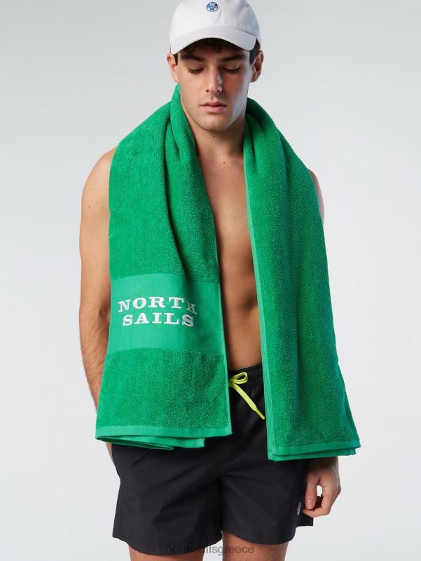 γρ North Sails άνδρες μαγιό σορτς με λογότυπο το κόκκινο NZP8385 ρούχα παραλίας