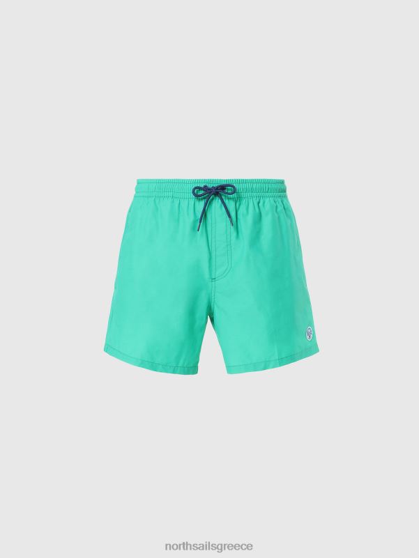 γρ North Sails άνδρες μαγιό σορτς με λογότυπο πράσινο κήπο NZP8386 ρούχα παραλίας