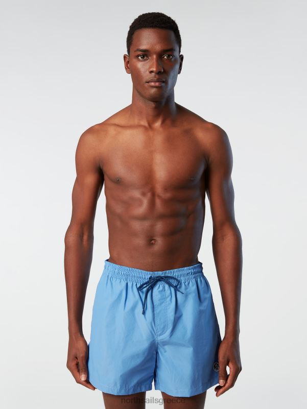 γρ North Sails άνδρες μαγιό σορτς με λογότυπο γαλάζιο του αραβοσίτου NZP8393 ρούχα παραλίας