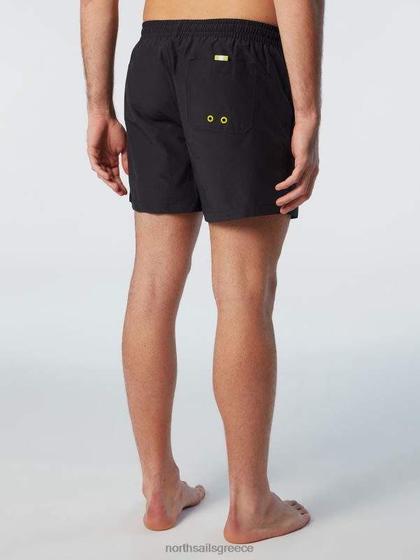 γρ North Sails άνδρες μαγιό σορτς με λογότυπο μαύρος NZP8395 ρούχα παραλίας