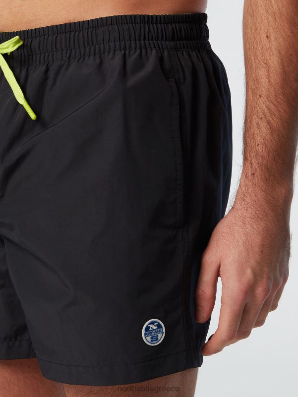 γρ North Sails άνδρες μαγιό σορτς με λογότυπο μαύρος NZP8395 ρούχα παραλίας