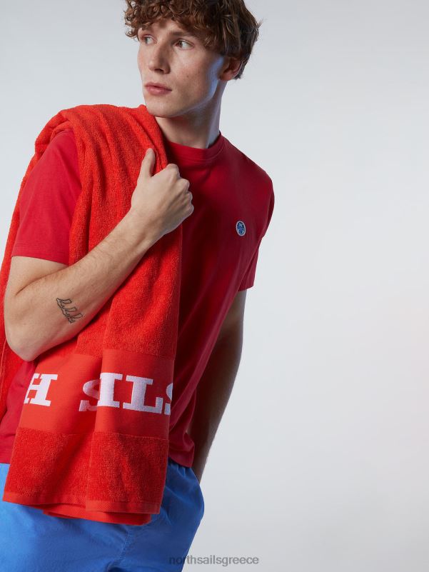 γρ North Sails άνδρες μαγιό πλυμένο υφασμάτινο σορτς γαλάζιο του αραβοσίτου NZP8398 ρούχα παραλίας