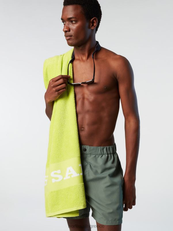 γρ North Sails άνδρες μαγιό σορτς με προσαρμοσμένο κόψιμο στρατιωτικό πράσινο NZP8404 ρούχα παραλίας