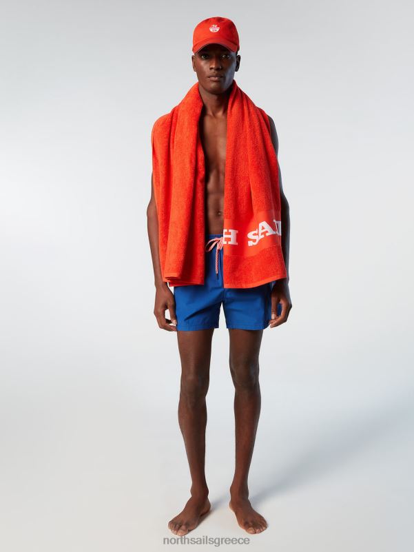 γρ North Sails άνδρες μαγιό σορτς με ανάγλυφη στάμπα μπλε του ωκεανού NZP8410 ρούχα παραλίας