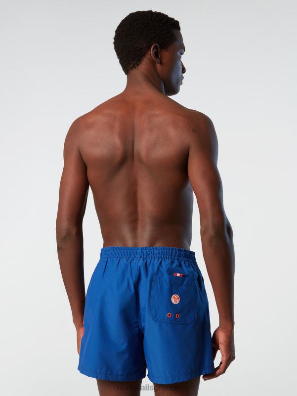 γρ North Sails άνδρες μαγιό σορτς με ανάγλυφη στάμπα μπλε του ωκεανού NZP8410 ρούχα παραλίας