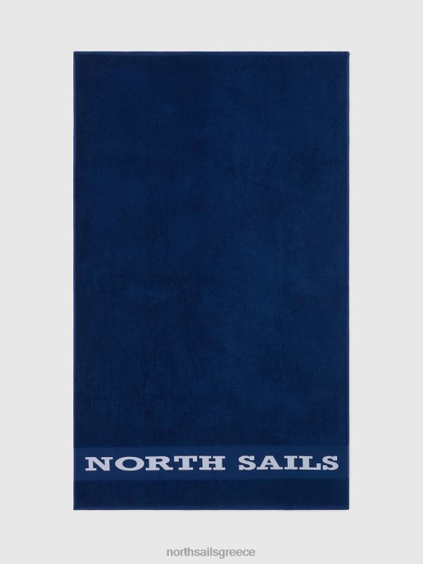 γρ North Sails άνδρες πετσέτα θαλάσσης με γράμματα μπλε του ωκεανού NZP8402 ρούχα παραλίας